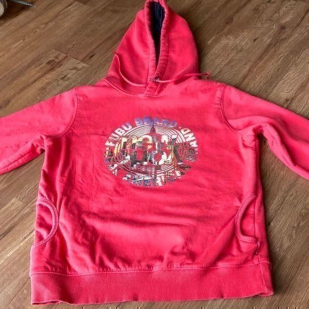 Fubu New York unisex sweatshirt. Size S. Red.